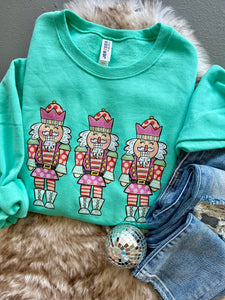 Colorful Nutcracker Trio Sweatshirt